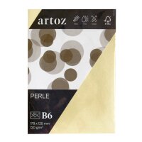 Perle Pkg 5 Kuverts B6 ivory - Artoz - 11836418-242