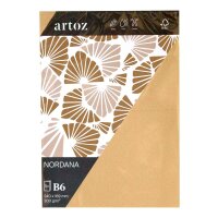 Nordana Pkg 5 Karte B6 rose glow - Artoz - 15736226-479