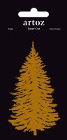Lasercut, Tannenbaum L, M, S Gold - Artoz - 147146-47