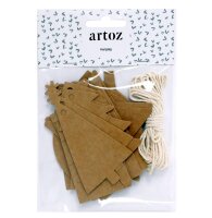 Hangtag Set xMas kraft - Weihnachten - Artoz - 14249900-17