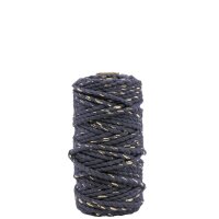 Geschenkband midnight blue gold - Artoz - 144400-61