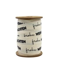 Geschenkband "Frohe Weihnachten" - Artoz -...
