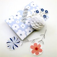 Geschenkanhänger Set Blumen - Artoz - 144500-196