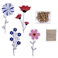 Geschenkanhänger Set Blumen - Artoz - 144500-196