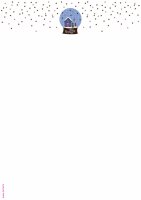 A4 Designpapier: X-Mas Snowball - Artoz - 1351314-255