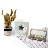A4 Kreativpapier: Tannenbaum, Transparent, Selbstklebend - Artoz - 506696-754