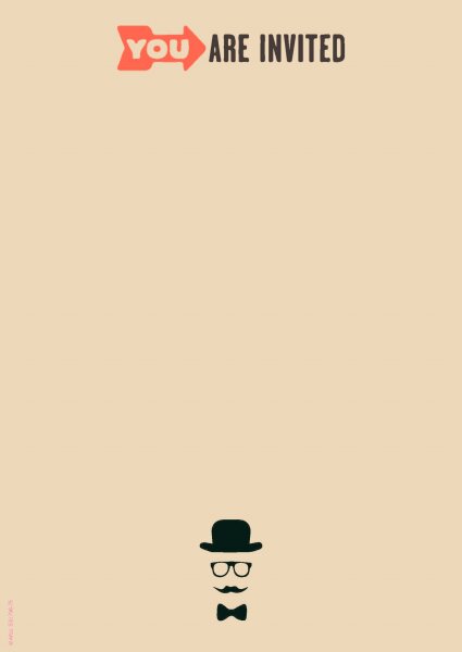 A4 Designpapier: You Are Invited - Artoz - 520796-34