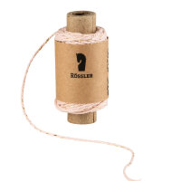 Lurex Baumwollkordel, Rosé/gold, 20 m -...