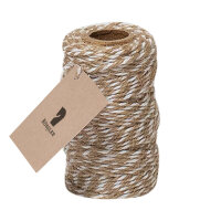 Natural Cord, Jute/cotton, 25m/1,5 mm - Rössler -...