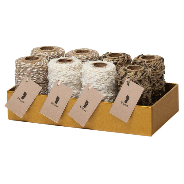 Natural/Fluffy Cord sortiert 3+3+2 - Rössler - 800910500888