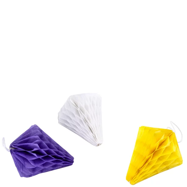 Geschenkanhänger Honeycomb multicolor - 50mm - Artoz - 144500-264
