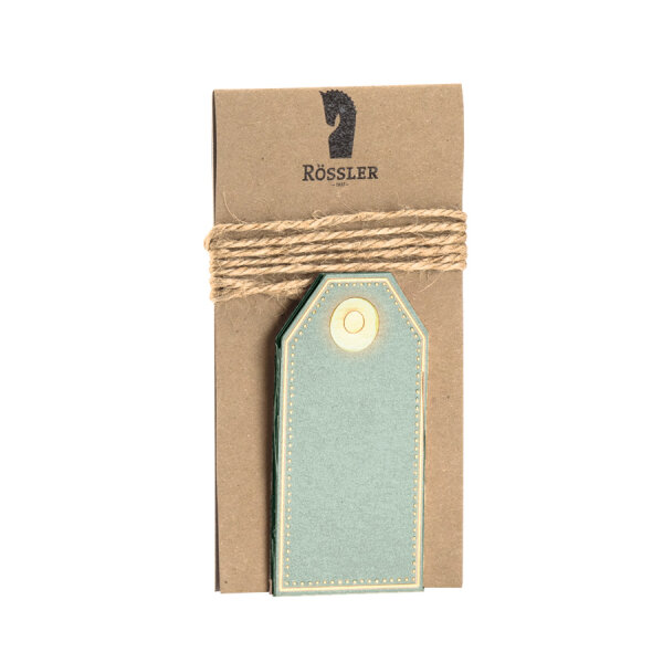 Geschenkanhänger 4x Eucalyptus/HF gold - Rössler - 140310500035