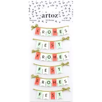 3D Artwork - Sticker Frohes Fest - Artoz - 185500-327