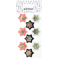 3D Artwork - Sticker Sterne - Artoz - 185500-333