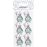 3D Artwork - Sticker Monsterli - Artoz - 185580-111