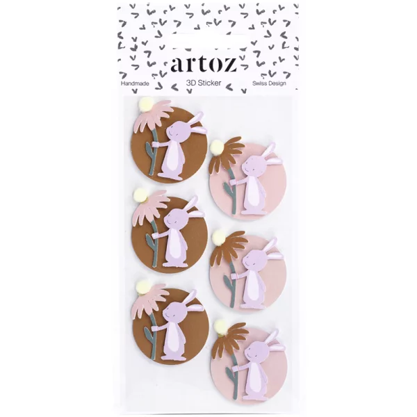3D Artwork - Sticker Blumenhase - Artoz - 185590-183
