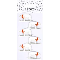 3D Artwork - Sticker Eisbär - Artoz - 185600-224