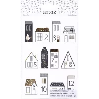 Adventskalendersticker Häuser - Artoz - 185681-08