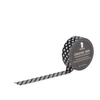 Creative Tape Kacheln schwarz/transp.  - 10m x 15 mm -...