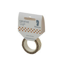 Creative Tape to hang HF/gold  große Polkas - 10m x...