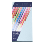 90gm - Mosaic 20 DL C6/5 Kuverts hellblau - Artoz - 9429420-411