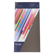 200gm - Mosaic 5 Karten quadratisch graphit - Artoz -...