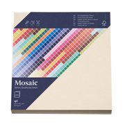 200gm - Mosaic 20 Karten quadratisch elfenbein - Artoz -...
