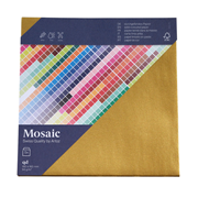 130gm - Mosaic 5 Kuverts quadratisch gold - Artoz -...