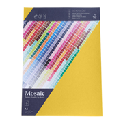 200gm - Mosaic 5 Karten A4 gelb - Artoz - 9469605-226