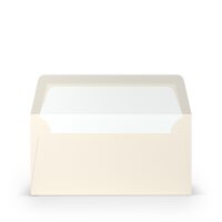 Paperado-Briefumschlag DL m. Sf., Ivory - Rössler - 16400212