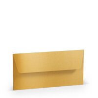 Paperado-Briefumschlag DL, Gold - Rössler - 16400275