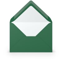 Paperado-Briefumschlag DIN C6 m. Sf., Tannengrün - Rössler - 16400597