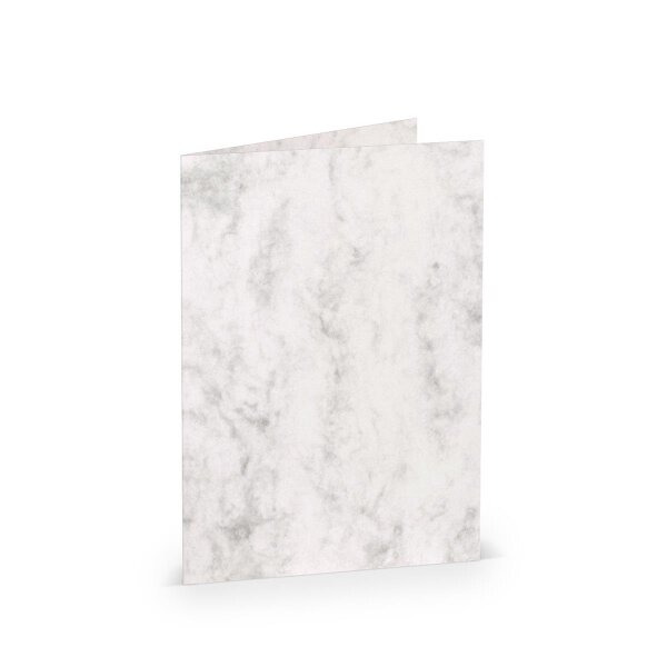 Paperado-Karte DIN A6 hd, Grau Marmora - Rössler - 16400614