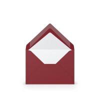 Paperado-Briefumschlag DIN C7 m. Sf., Rosso - Rössler - 16400772