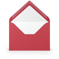 Paperado-Briefumschlag Ft.B6 m. Sf., Rot - Rössler - 16402036