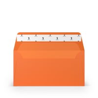 Paperado-Haftklebeumschlag DL m. Sf., Orange - Rössler - 16409121