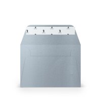 Paperado-Haftklebeumschlag C6 , Silber - Rössler - 16409280