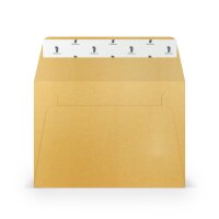Paperado-Haftklebeumschlag B6 , Gold - Rössler - 16409375