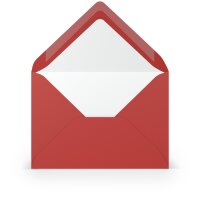 Paperado-Briefumschlag DIN C6 m. Sf., Tomate - Rössler - 164005126