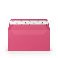 Paperado-Haftklebeumschlag DL m. Sf., Fuchsia - Rössler - 164091154