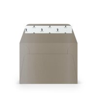Paperado-Haftklebeumschlag C6 , taupe metallic - Rössler - 164092411