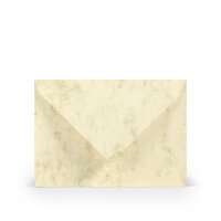 Coloretti-5er Pack Briefumschläge C6, Chamois Marmora - Rössler - 220705506