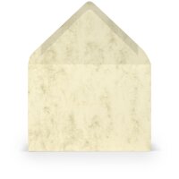 Coloretti-5er Pack Briefumschläge C6, Chamois Marmora - Rössler - 220705506