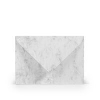 Coloretti-5er Pack Briefumschläge C6, Grau Marmora -...