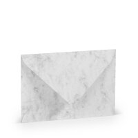 Coloretti-5er Pack Briefumschläge C6, Grau Marmora - Rössler - 220705514