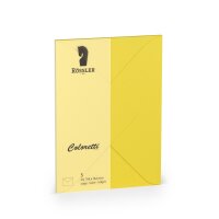 Coloretti-5er Pack Briefumschläge C6, goldgelb -...