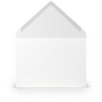 Coloretti-5er Pack Briefumschläge B6, weiss - Rössler - 220720509