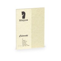Coloretti-5er Pack Tischkarte A7, Parchm.sandgelb -...