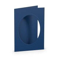 Coloretti-5er Pack PP-Karte B6 oval, Jeans - Rössler...