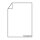 Paperado-10er Pack Blätter DIN A4, transparent weiß - Rössler - 1103001159